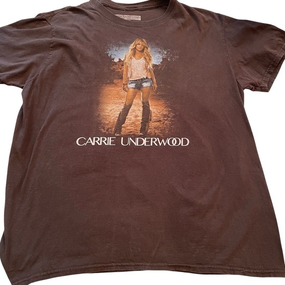 Carrie Underwood-Storyteller Tour 2016 Brown Graphic T-Shirt -Size XL - Picture 5 of 9
